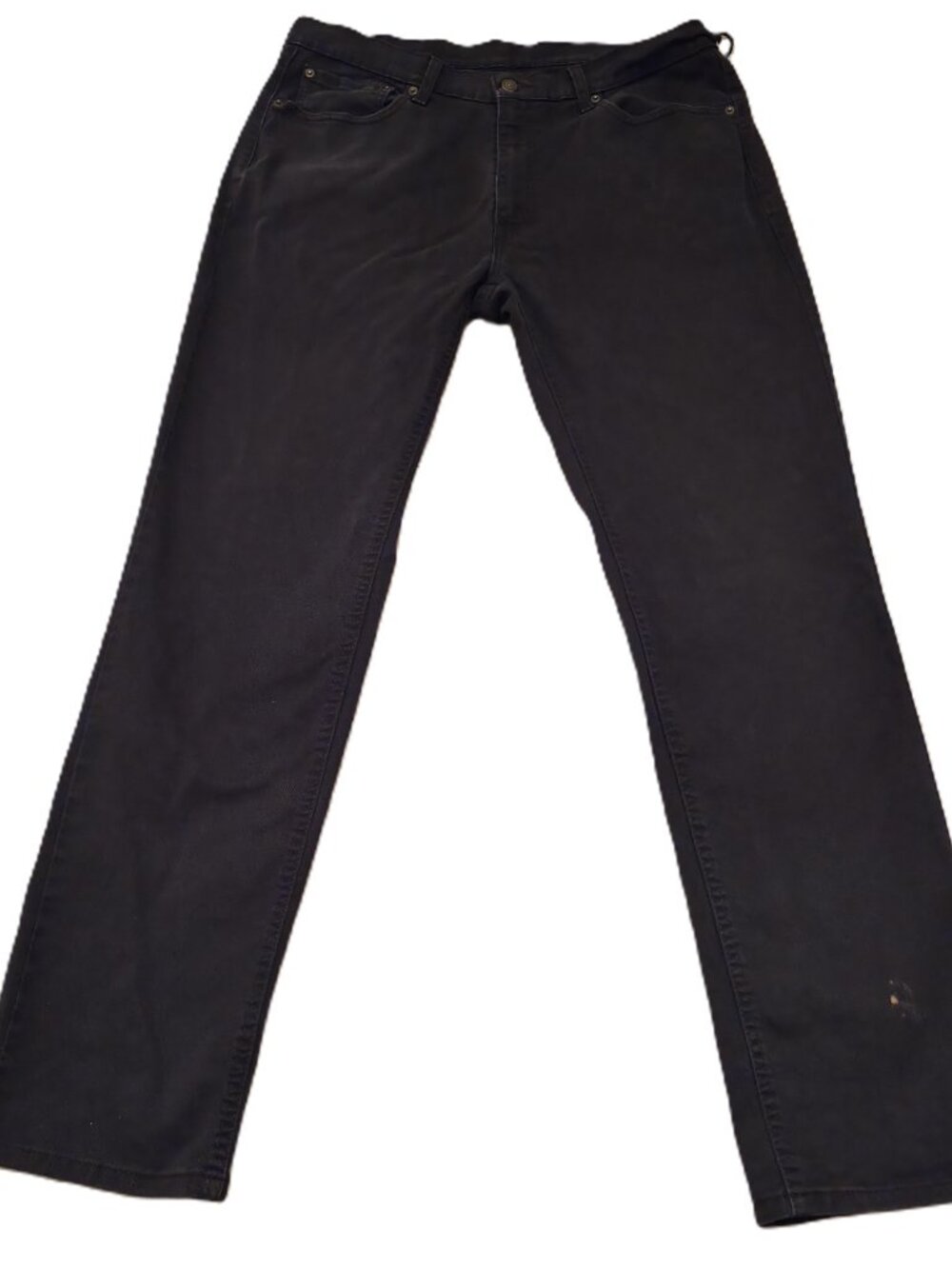 Levis 541 Jeans Mens 36x34 Black Dark Wash Athletic Tapered Denim Pants Casual